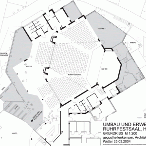 Umbau und Erweiterung Ruhrfestsaal Herdecke