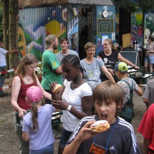 Leckere Berliner für hungrige Baumeister